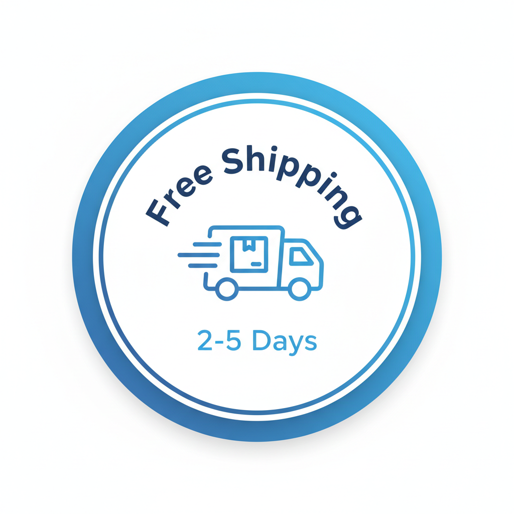 free shipping 2-5 days
